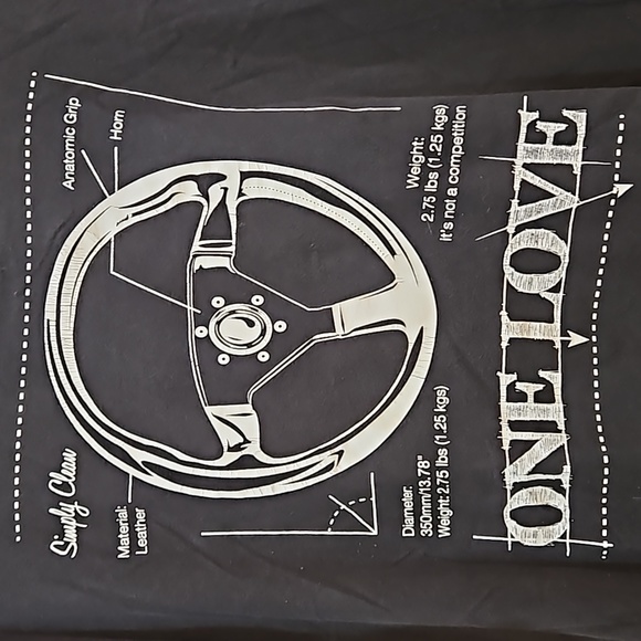 Simply Clean | One Love Car Enthusiast Graphic Tee | XL - Picture 3 of 6
